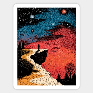 The Long Path | An Existential Journey Sticker